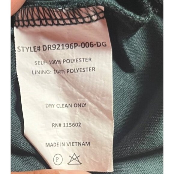 LUSH WOMEN DRESS SLEVEELESS SIZE XS GREEN MULTICOLOR - Picture 8 of 16